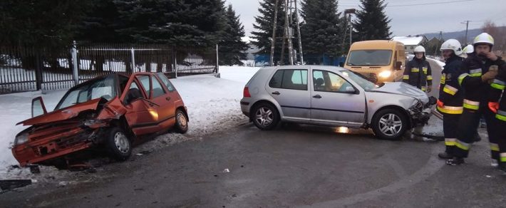 Wypadek w Nieznanowicach.