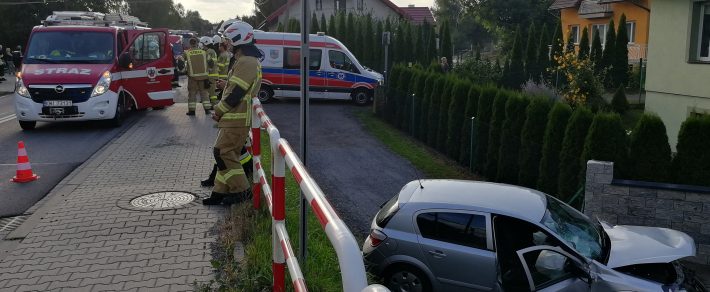 Groźna kolizja w Książnicach.